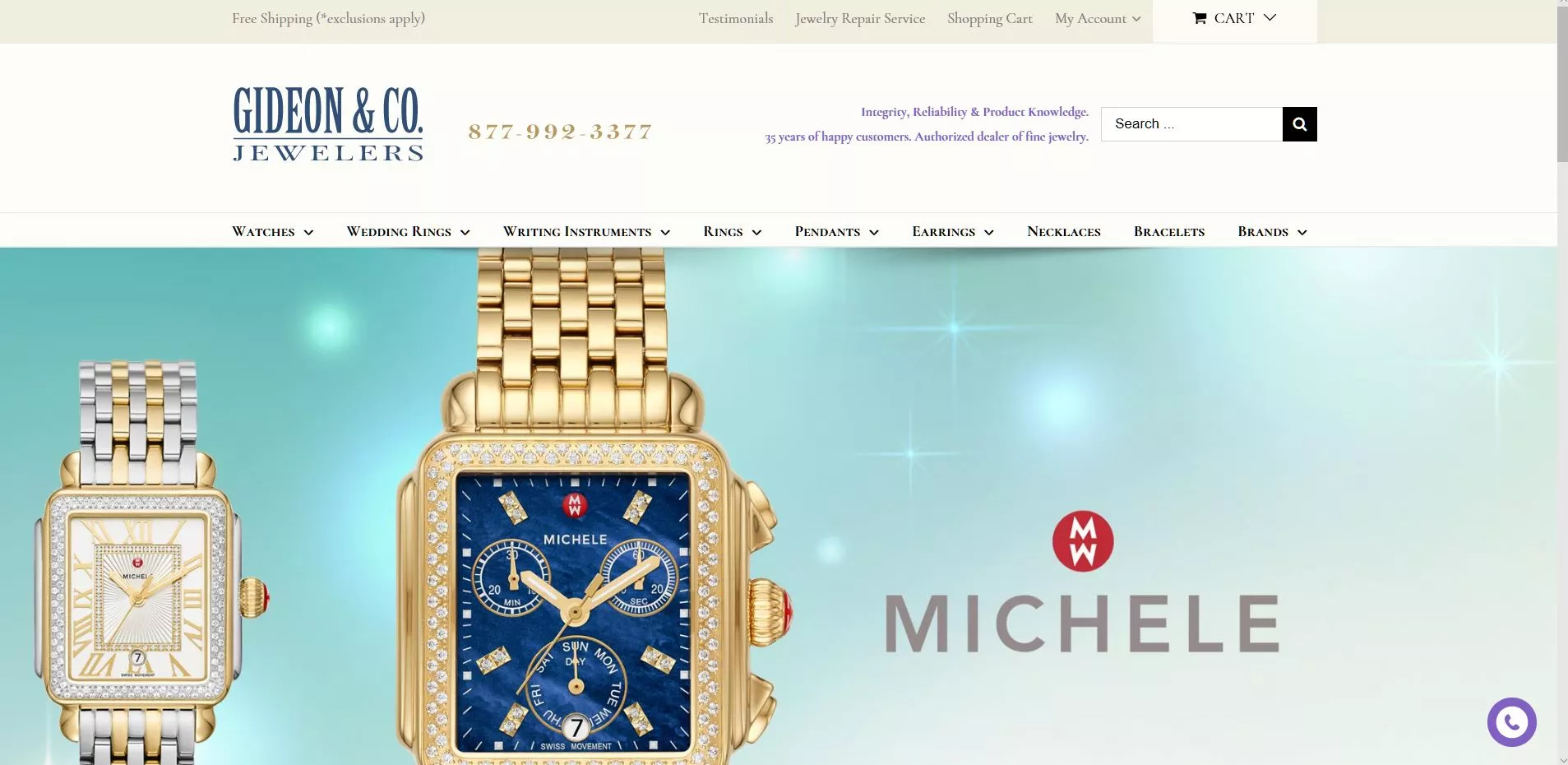 Gideon & Co. Jewelers E-Commerce Web Design / Development