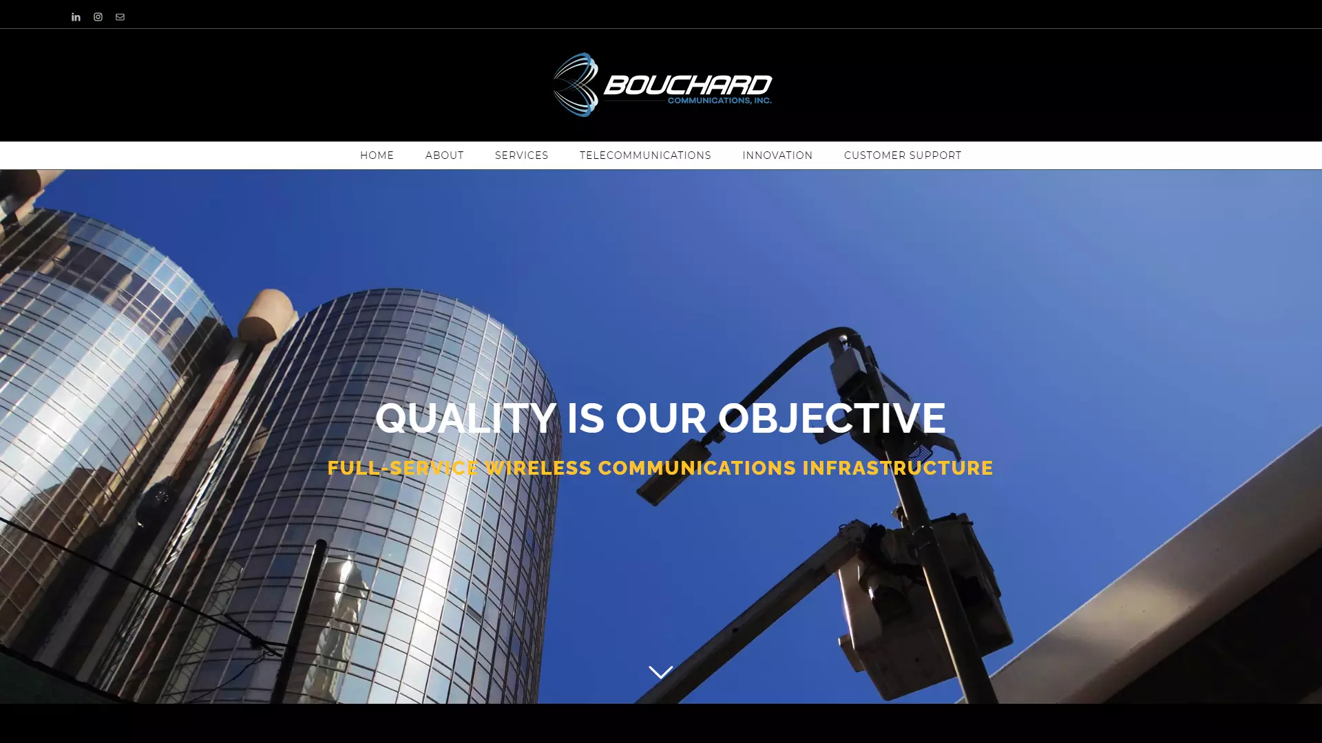 Bouchard Communications Web Design