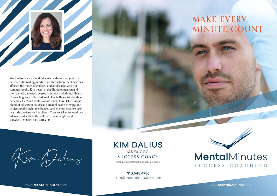 Mental Minutes Brochure Design Outside Cover