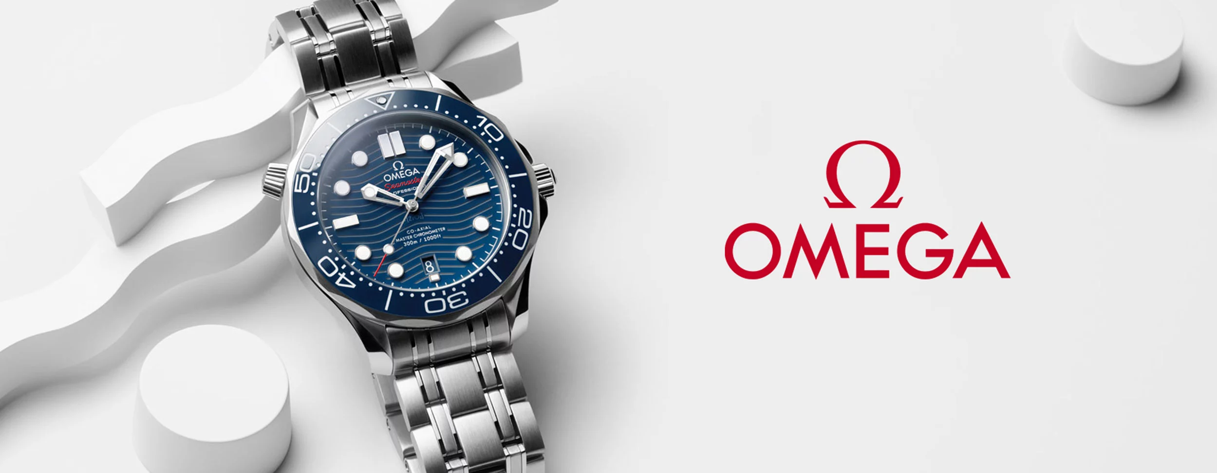 Omega Watches Web Design Header