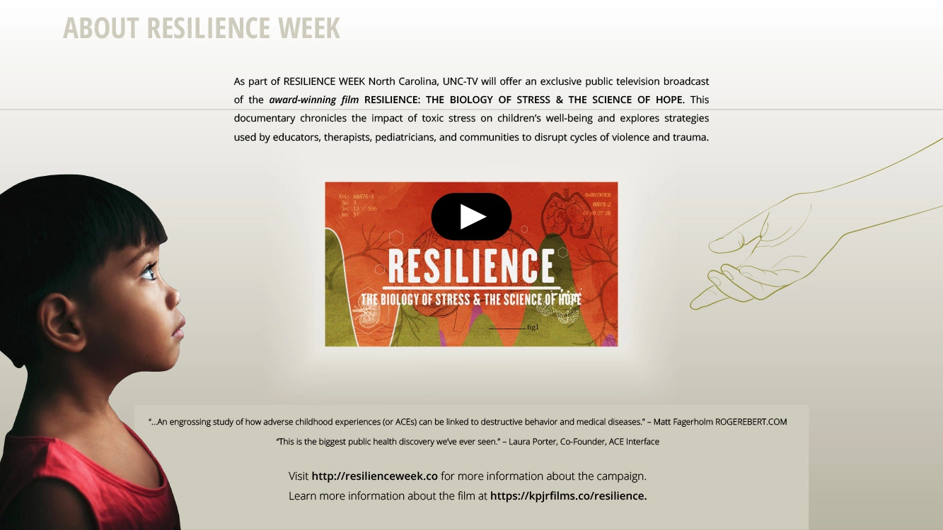 KPJR Films Brochure Design Resilience Page 3