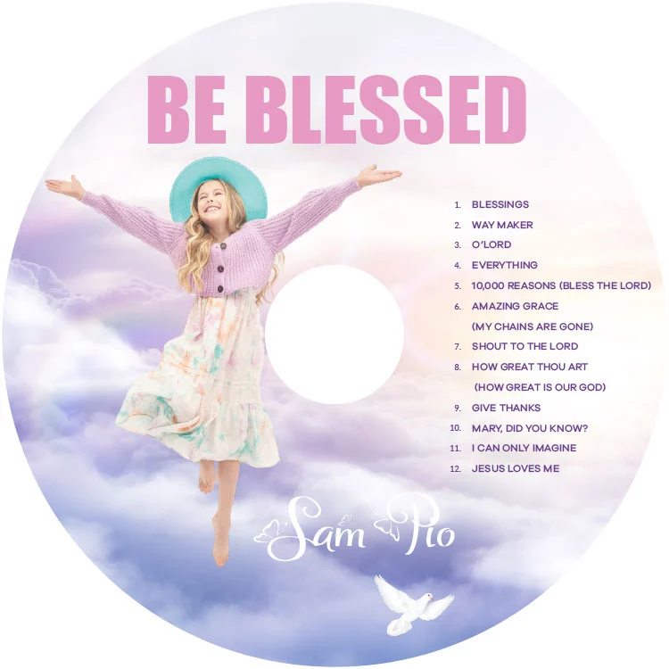 Sam Pio CD Label Design